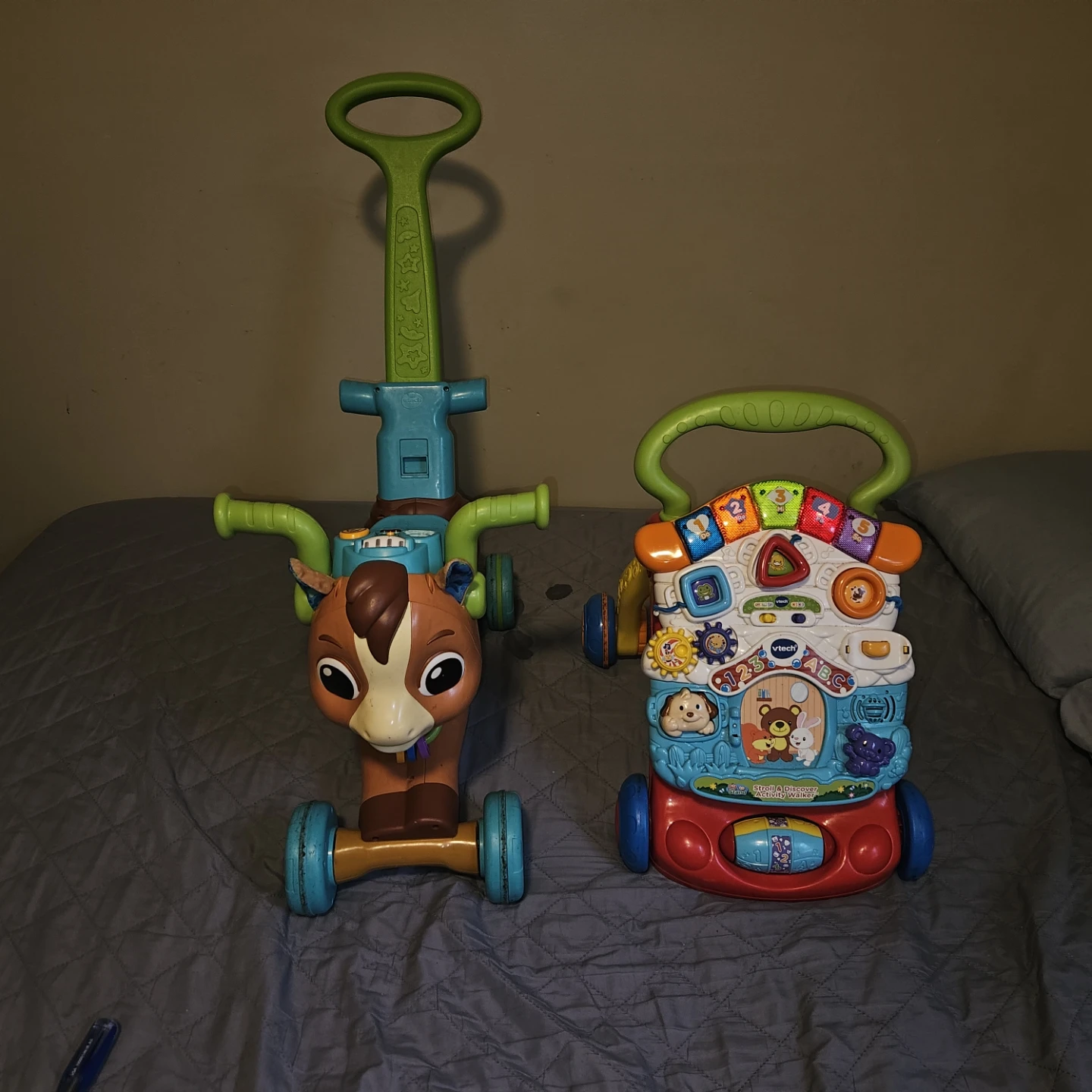 VTech Sit-to-Stand Learning Walker & Ride-On Horse Toy