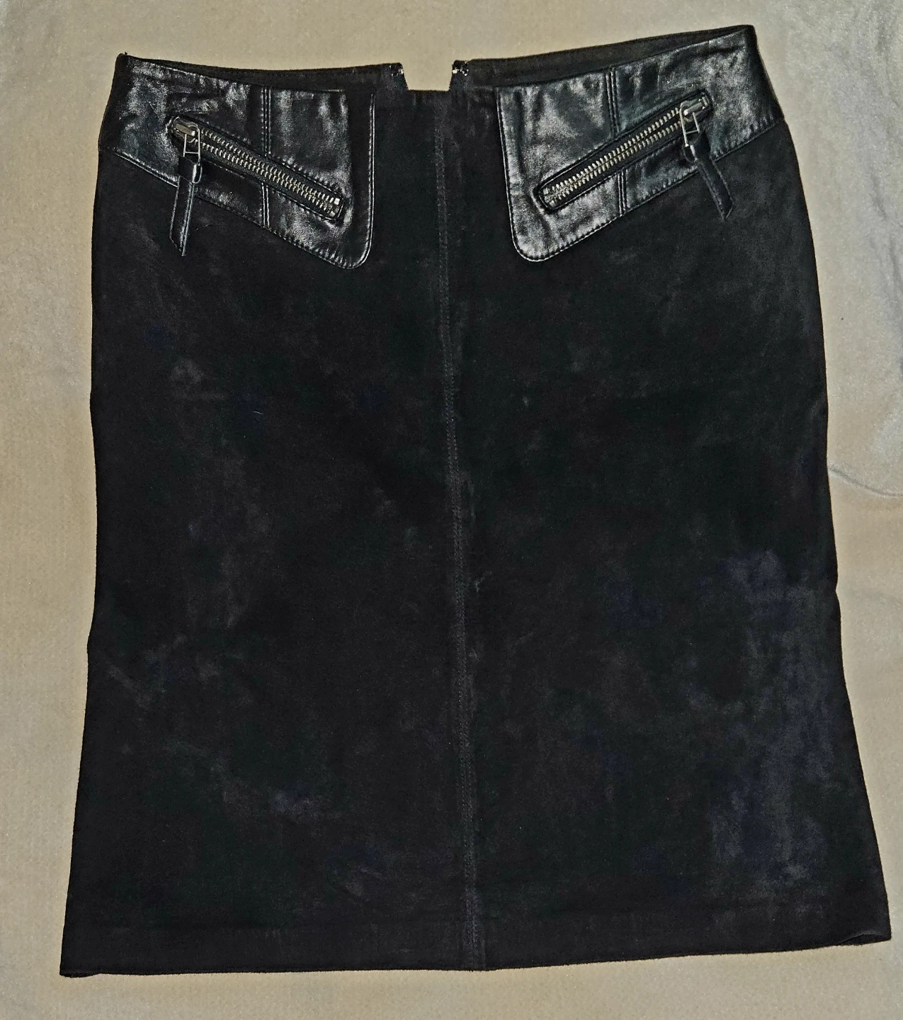 Danier Black Suede Skirt