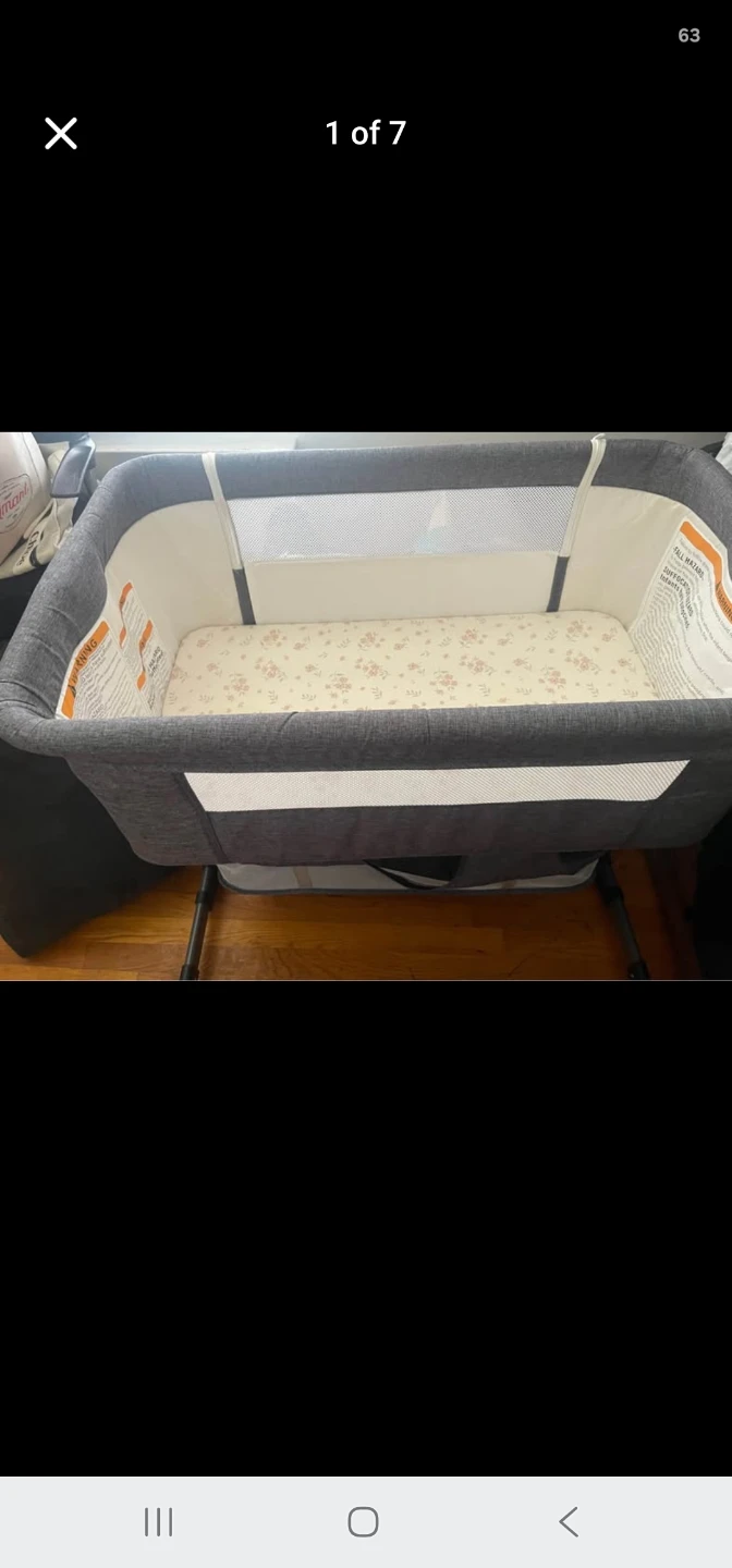 Uniswan Baby Bassinet Bedside Sleeper - photo 2