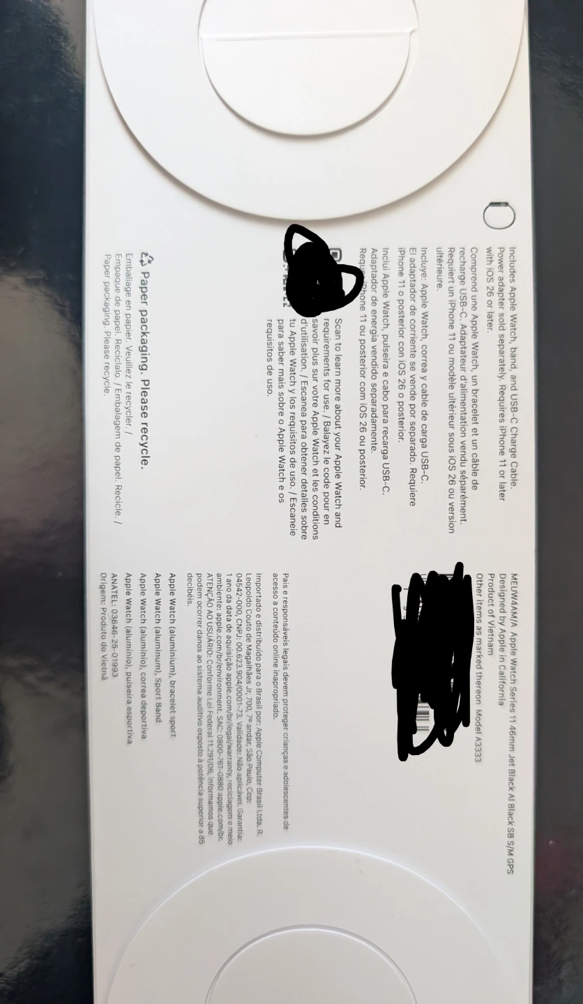 BNIB Apple Watch Series 11 – 46mm – Jet Black GPS - photo 3
