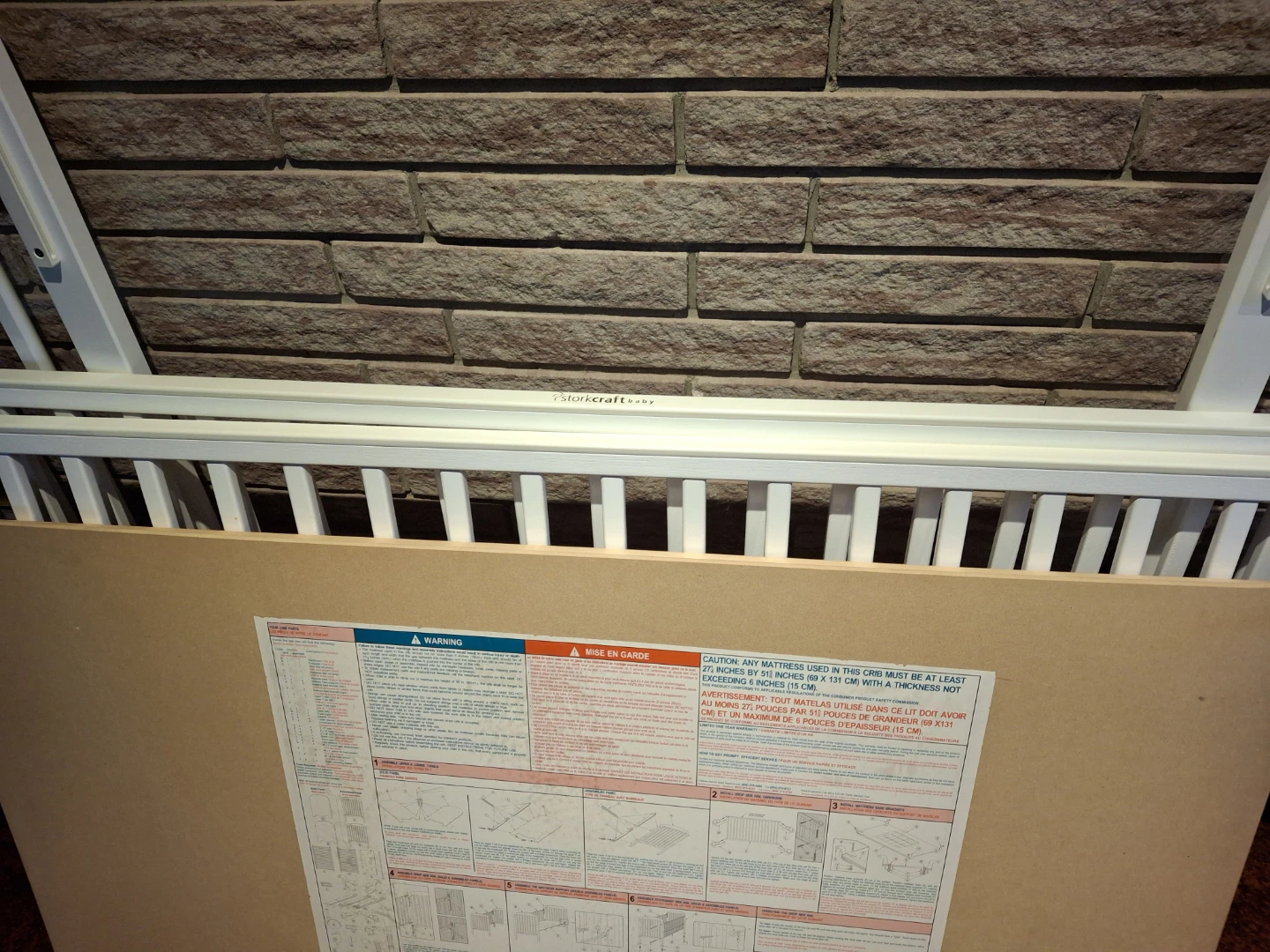 White Baby Crib - photo 5