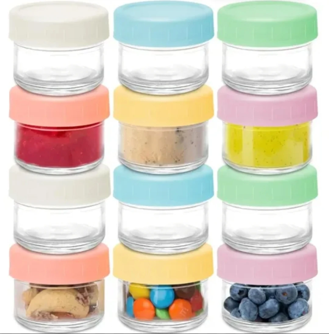 Glass Containers  - Set of 12