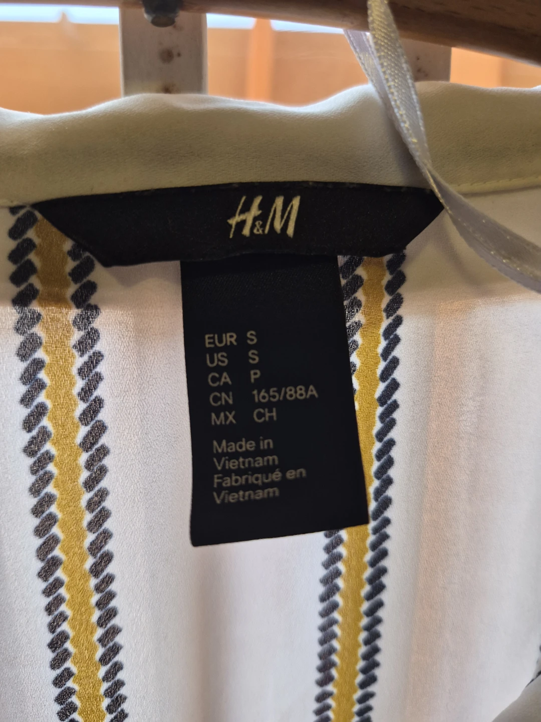 H&M Striped Blouse - Size S - photo 2