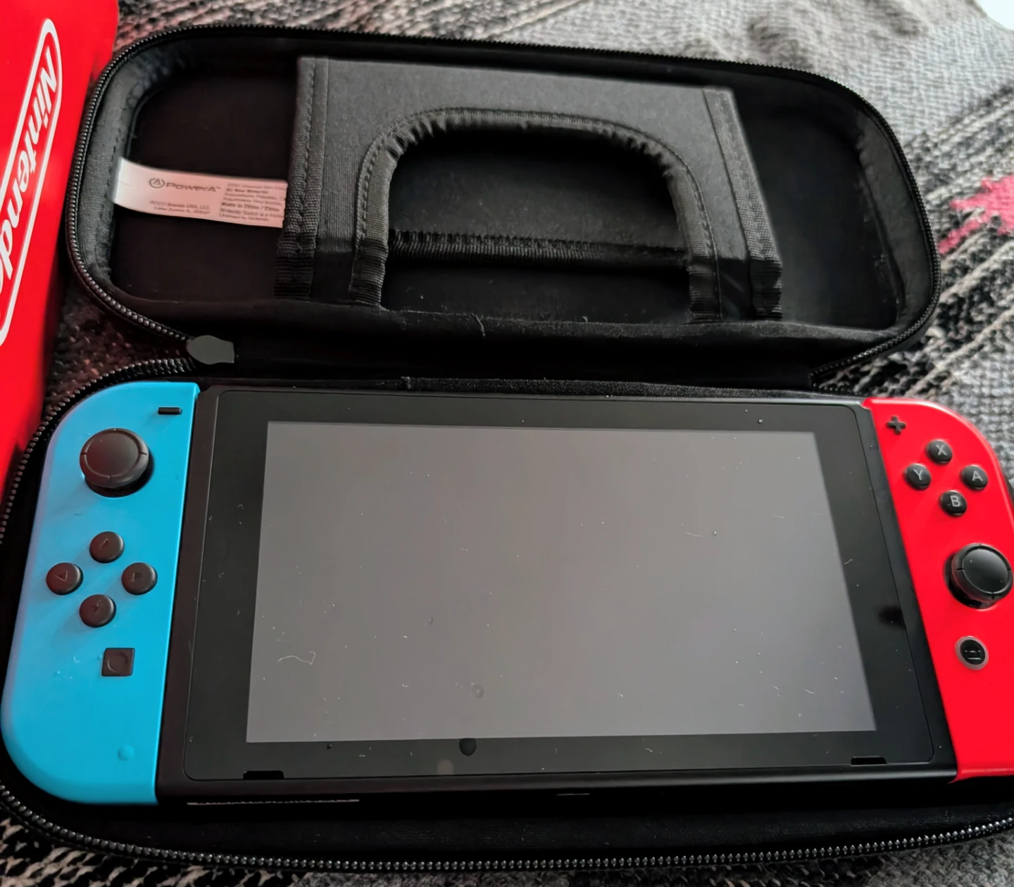 Nintendo Switch Console and Carrying Case