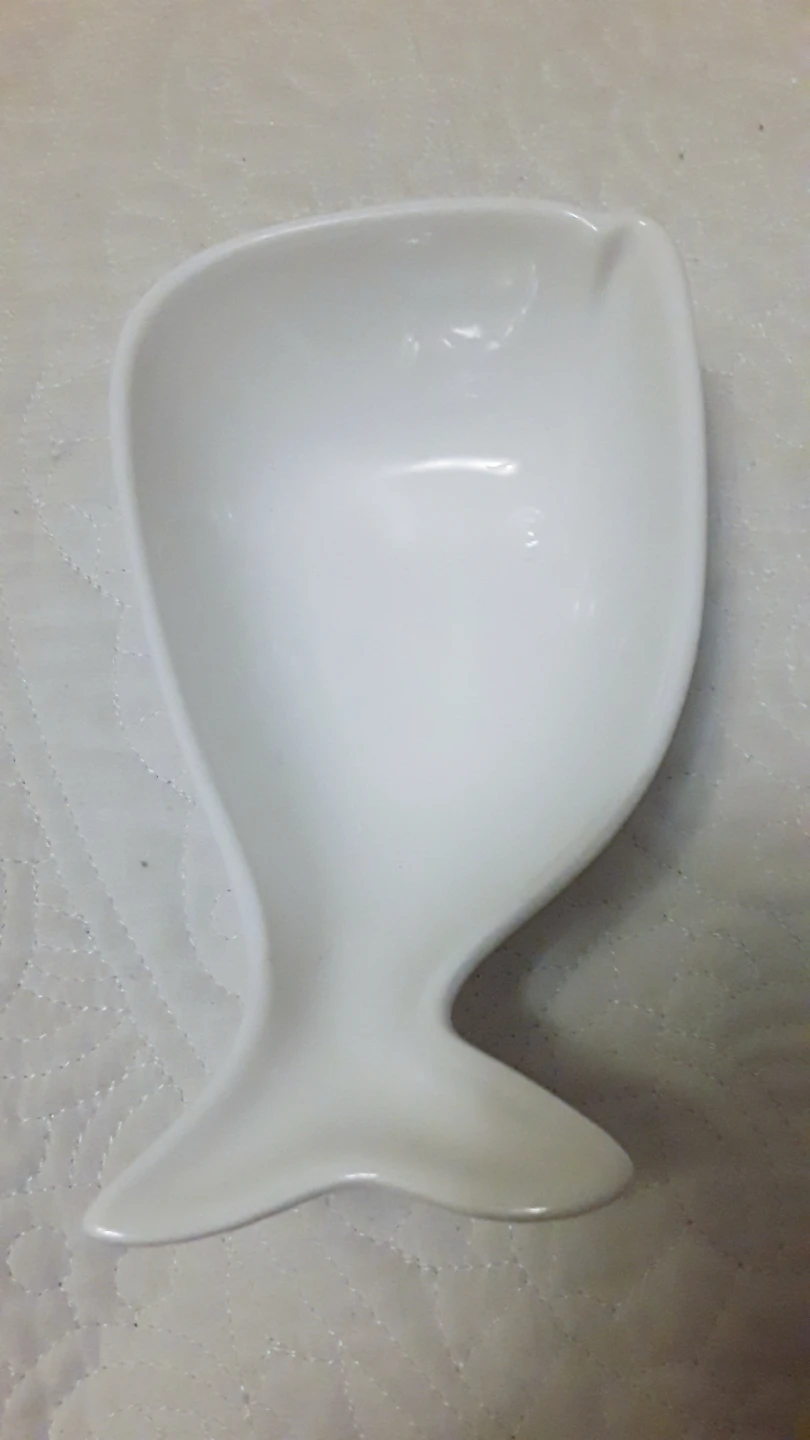Stokes White ceramic fish-shaped dish - photo 4