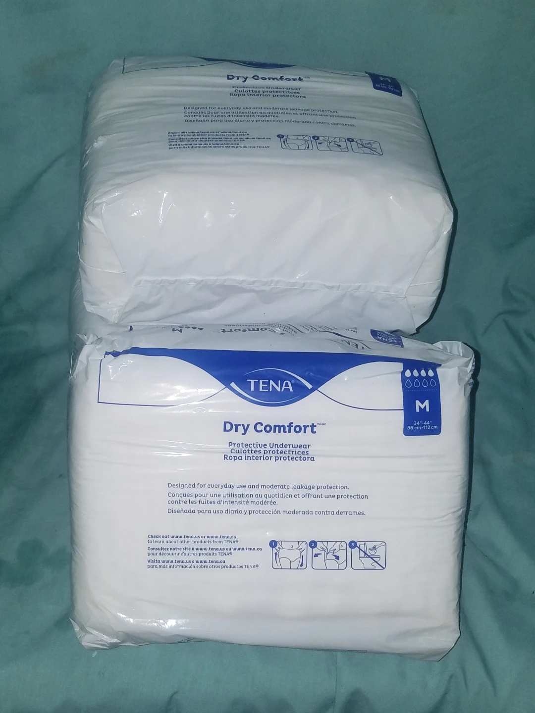 3 Packs Of 20 ( 60 Pair ) Tena Dry Comfort Protective Underwear - photo 4