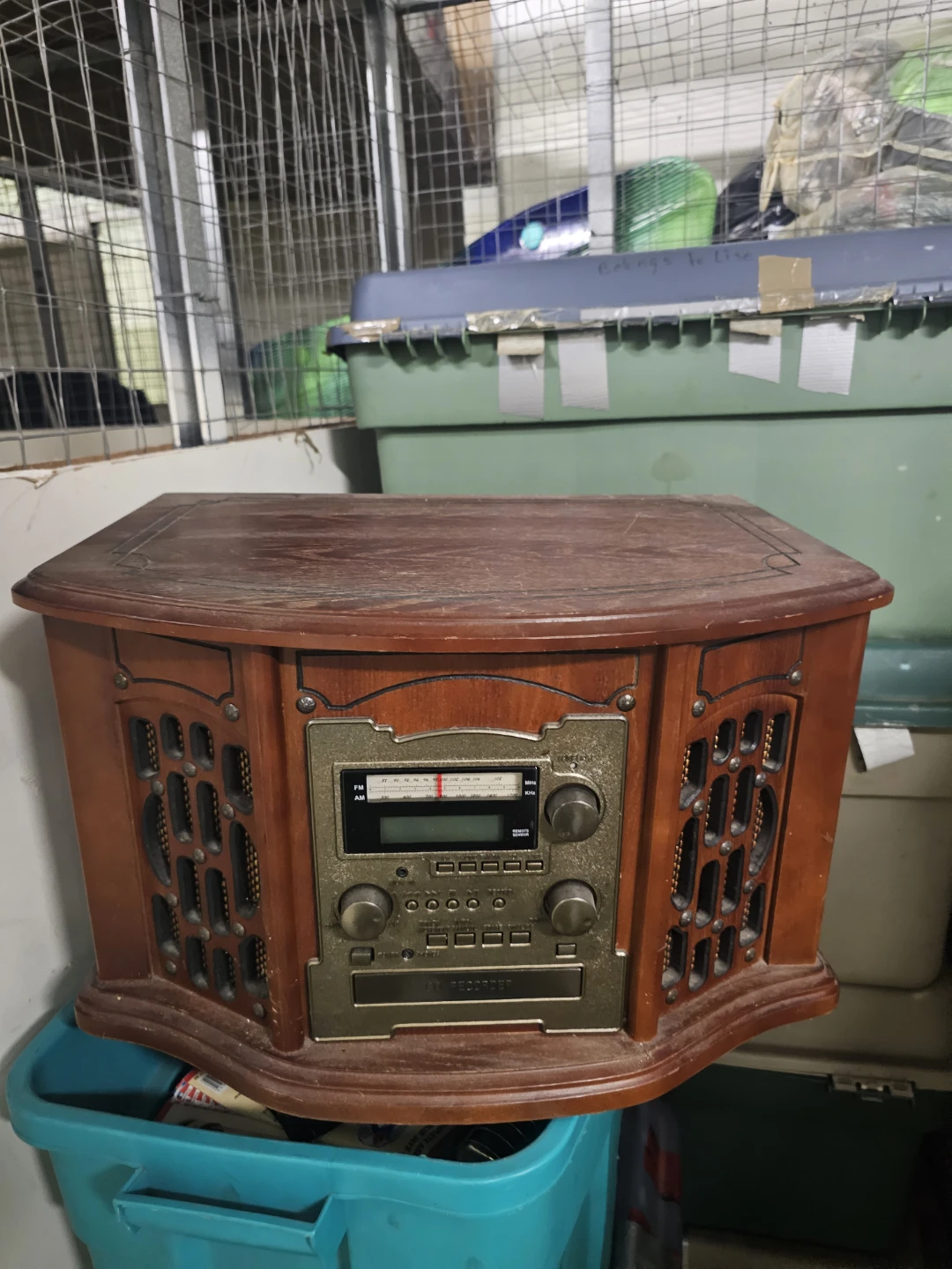 Vintage Style Record Player, CD Player & Radio Combo - photo 3