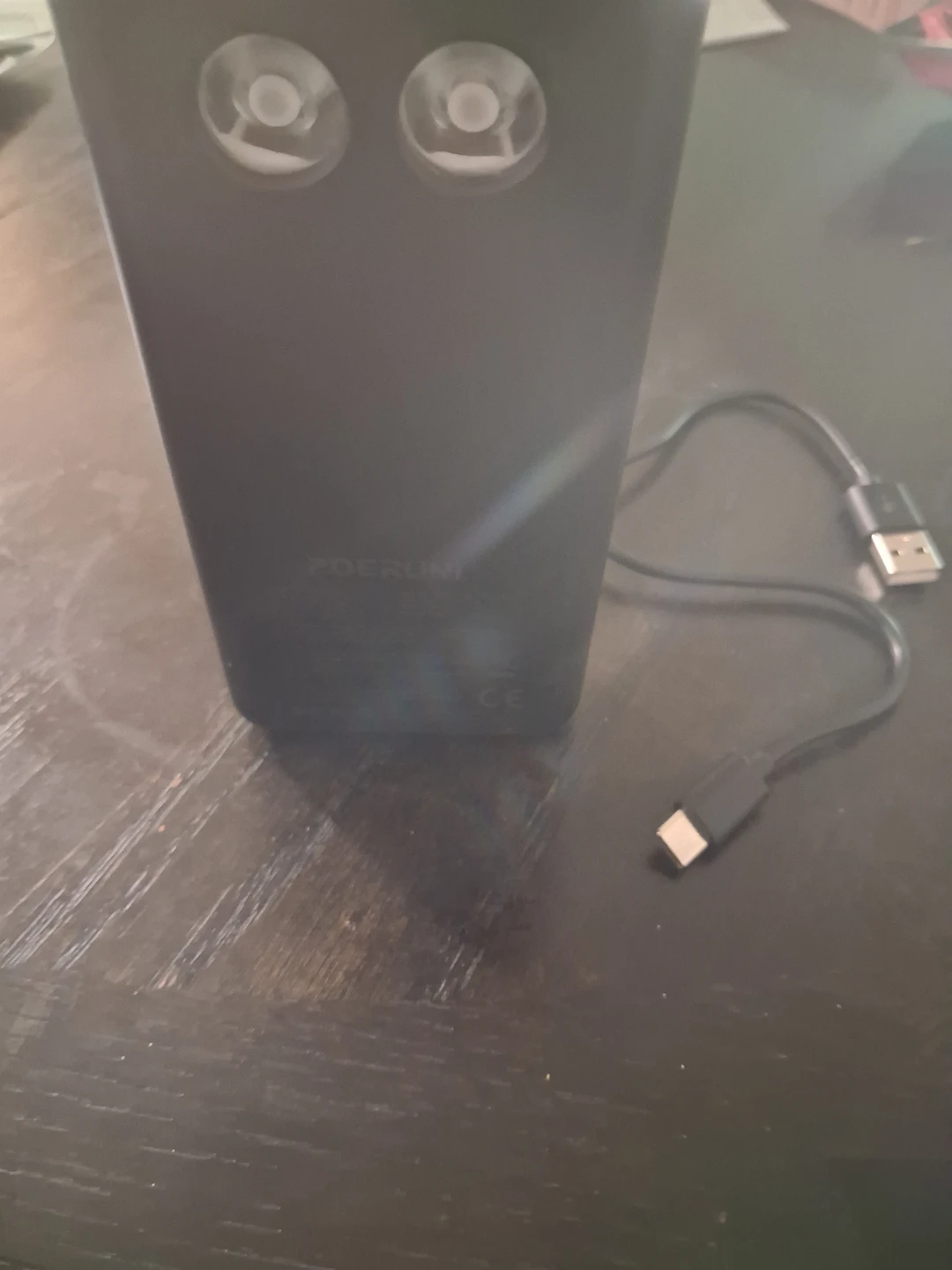 POERUNI Solar Power Bank with Dual Flashlights - photo 3