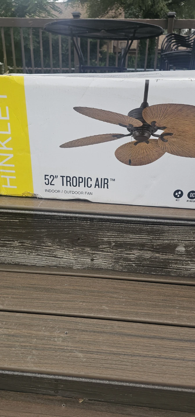 Hinkley 52" Tropic Air Indoor/Outdoor Fan
