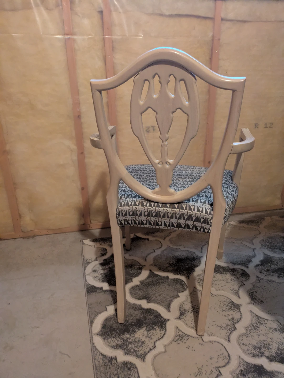 Armchair with Upholstered Seat - photo 3