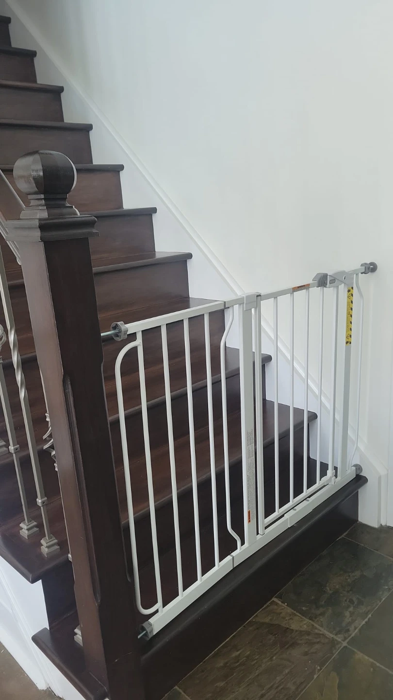 White Metal Baby Gate