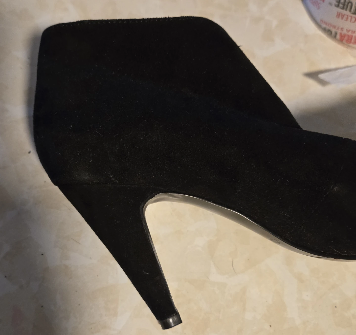 Nine West Black Suede Heels - Size 7.5 - photo 3