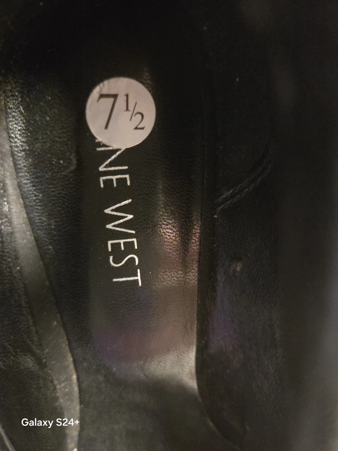 Nine West Black Suede Heels - Size 7.5 - photo 5