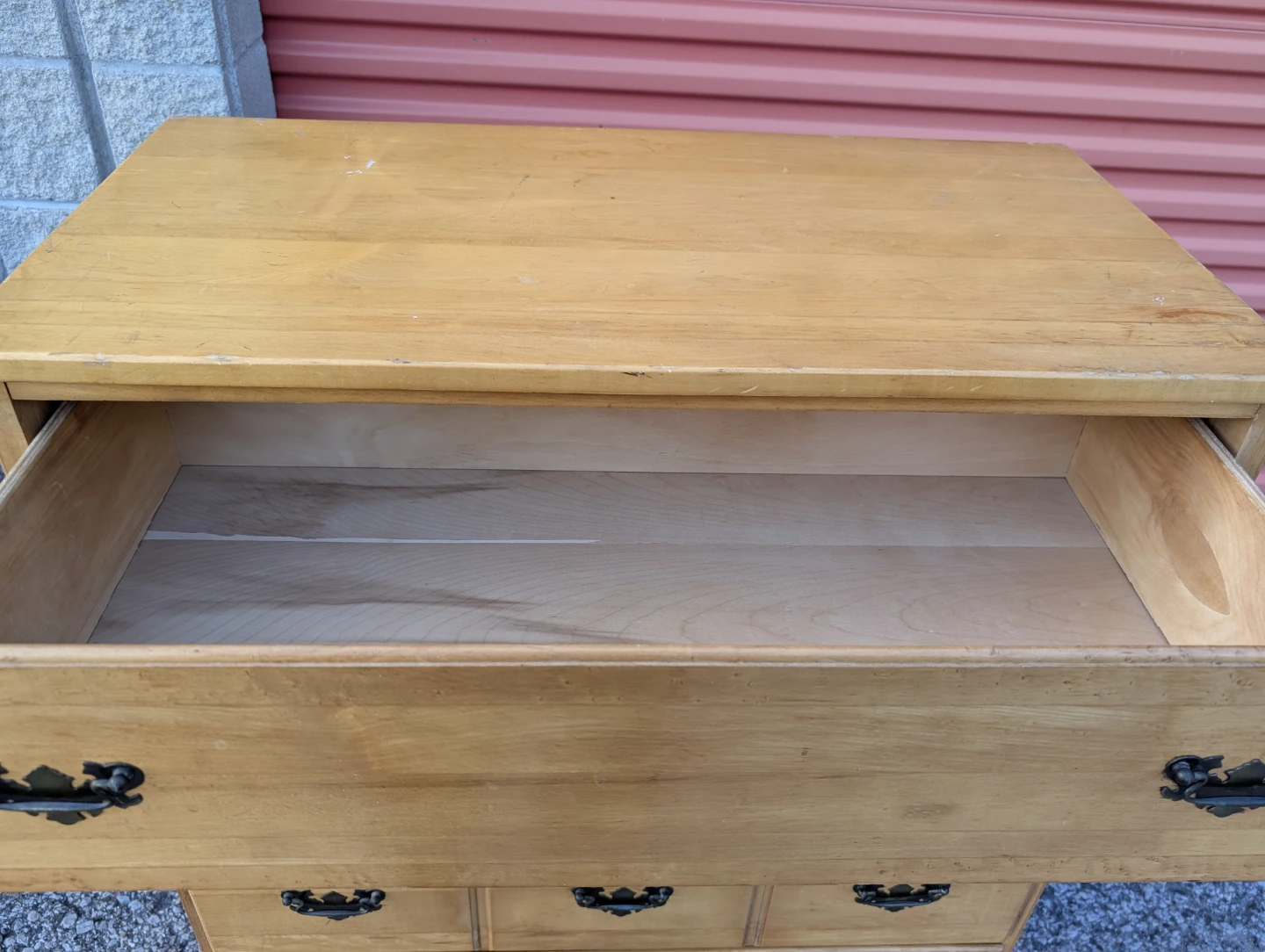 Wooden Dresser with 5 Drawers - photo 5