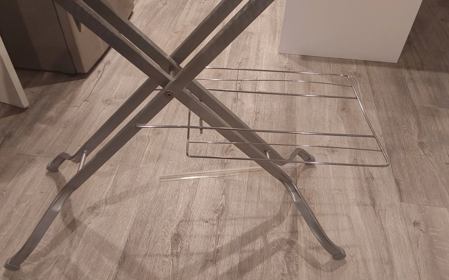 Folding XL Ironing Board with Metal Rack