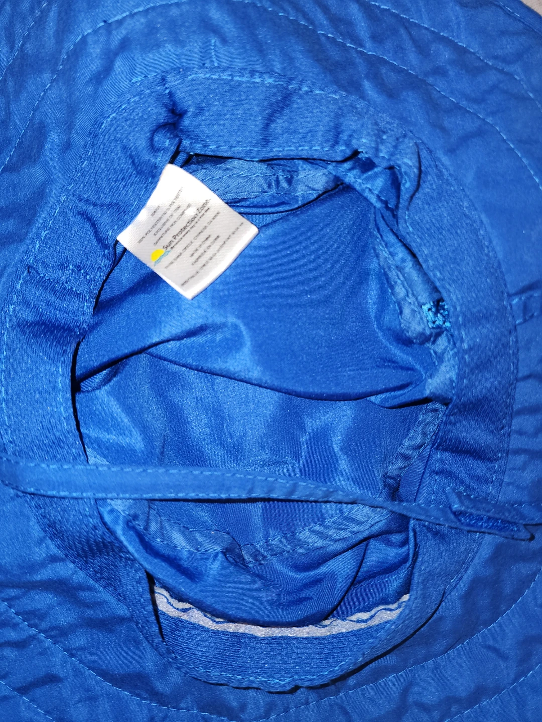 Blue Sun Protection Hat Child Size 4-6 EUC - photo 2