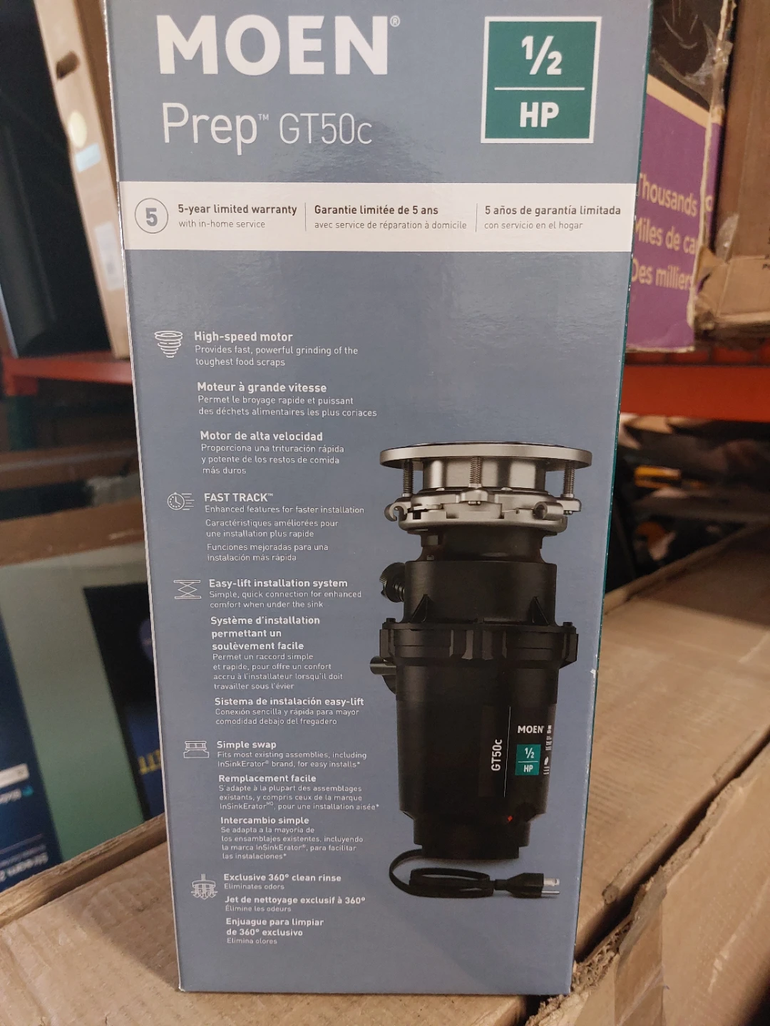 MOEN Prep GT50c 1/2 HP Garbage Disposal - photo 5