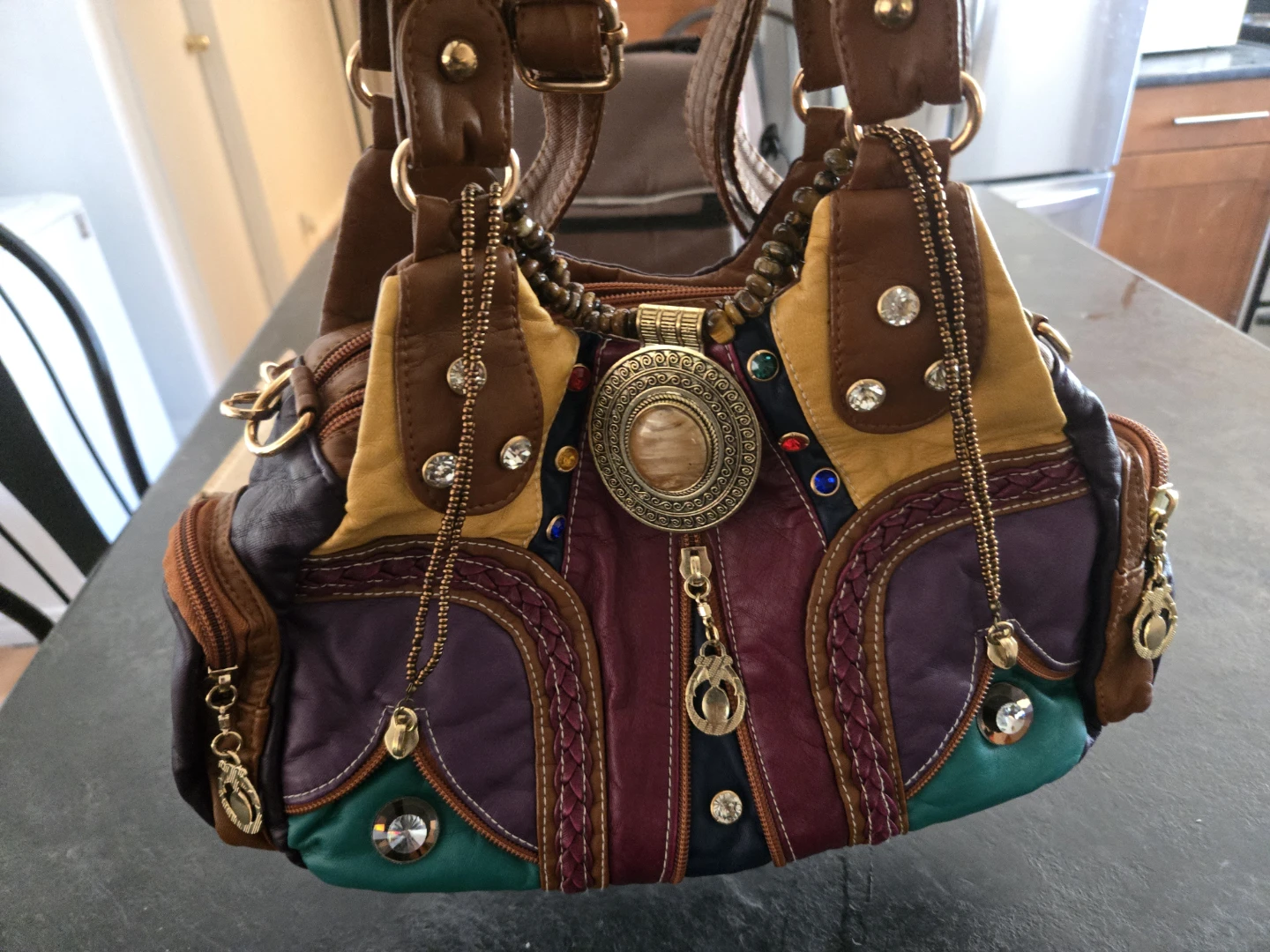 Boho Patchwork Hobo Purse - photo 2