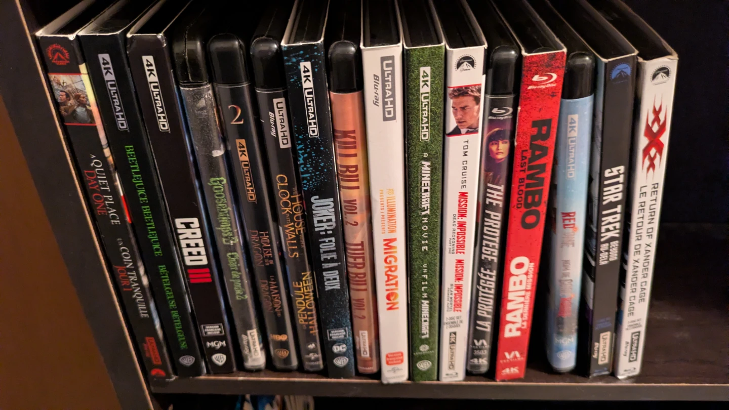 4k movie collection! $100!