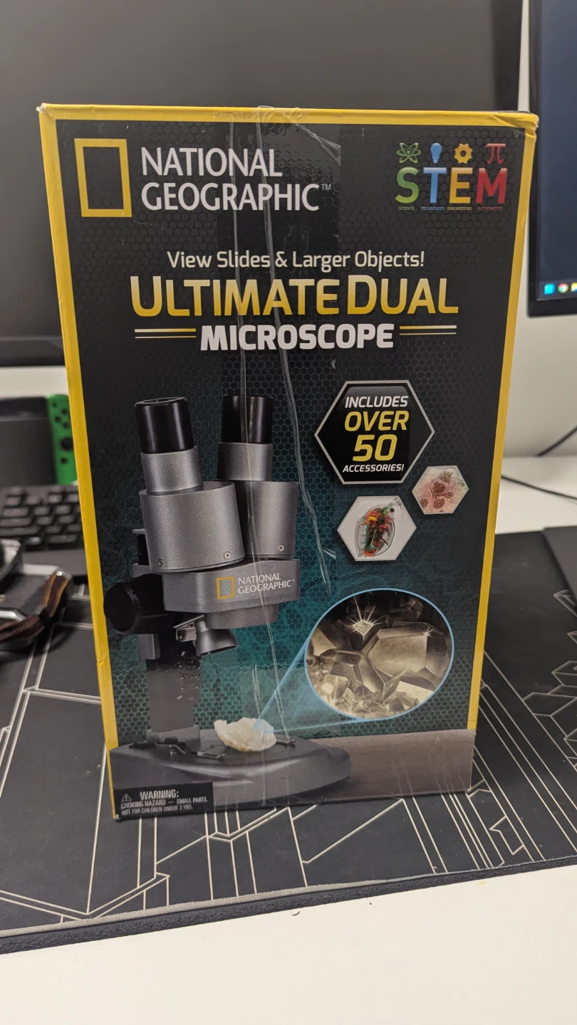 National Geographic microscope