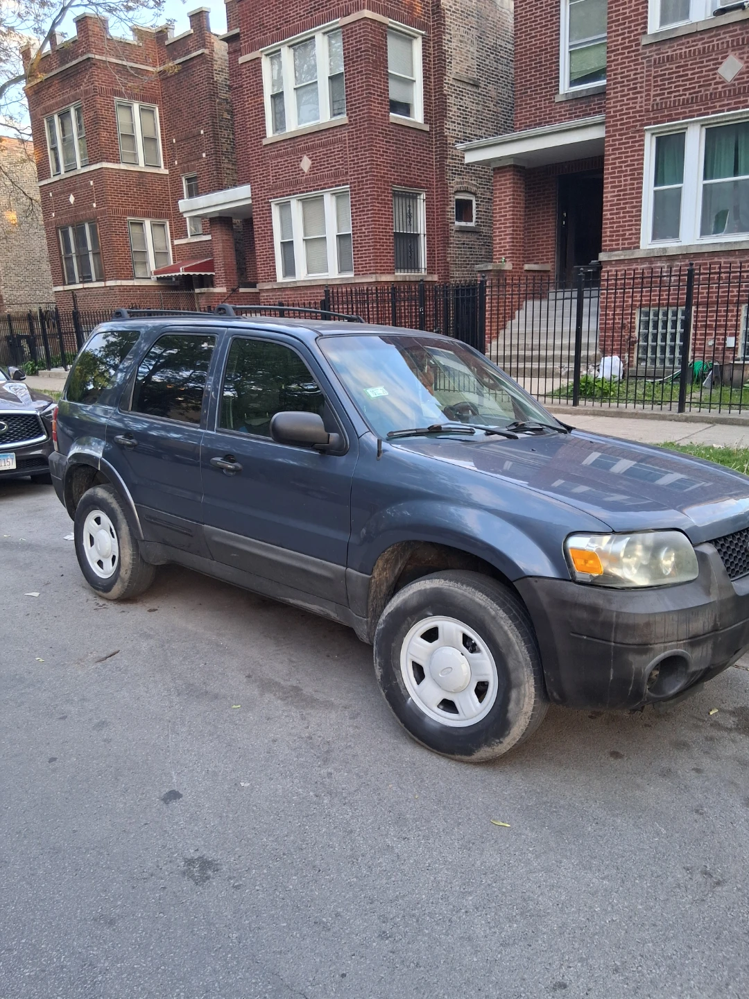Blue Ford Escape SUV
