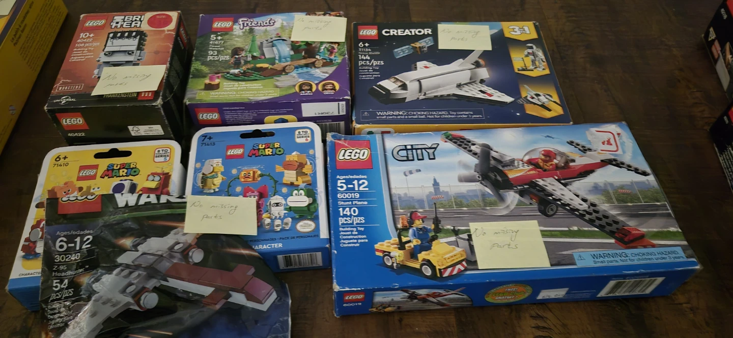 LEGO City Set 4642 - Fishing Boat and assorted Lego sets