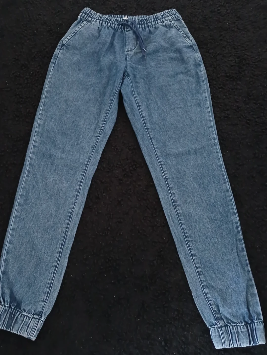 Women's Denim Jogger Pants - photo 2