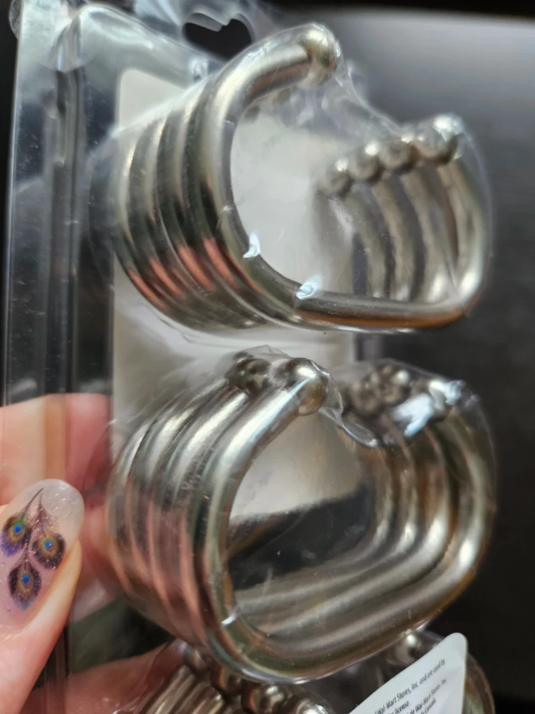 Metal Shower Curtain Hooks (12 pack) - photo 2