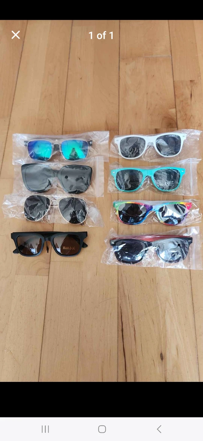 Reflective, Gold, Green, Black, White, Rainbow Pride Sunglasses