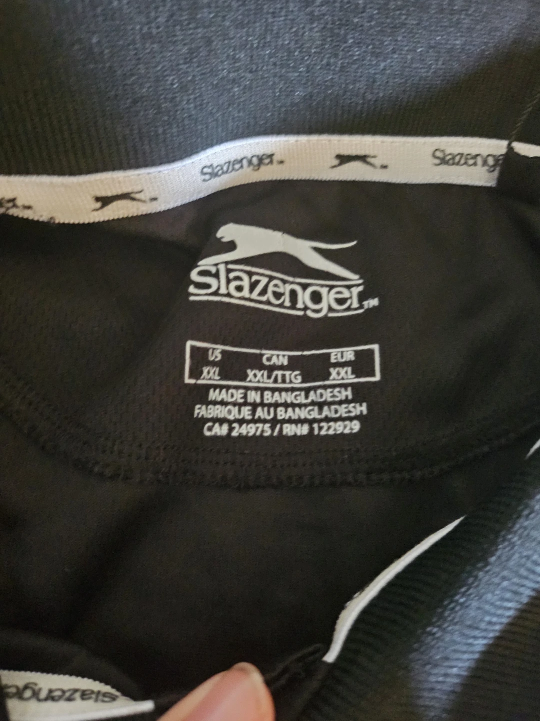 Slazenger Black & White Polo Shirt - XXL - photo 2
