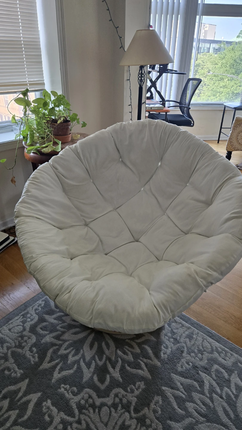 White Papasan Chair