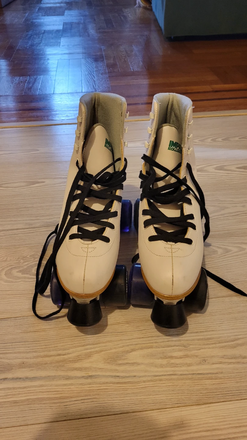 Impala Quad Roller Skates (White) + Extra Wheels