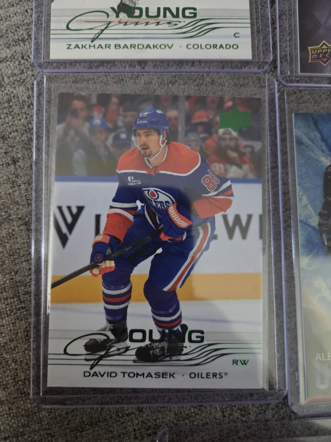 2021-22 Upper Deck Young Guns David Tomasek Oilers