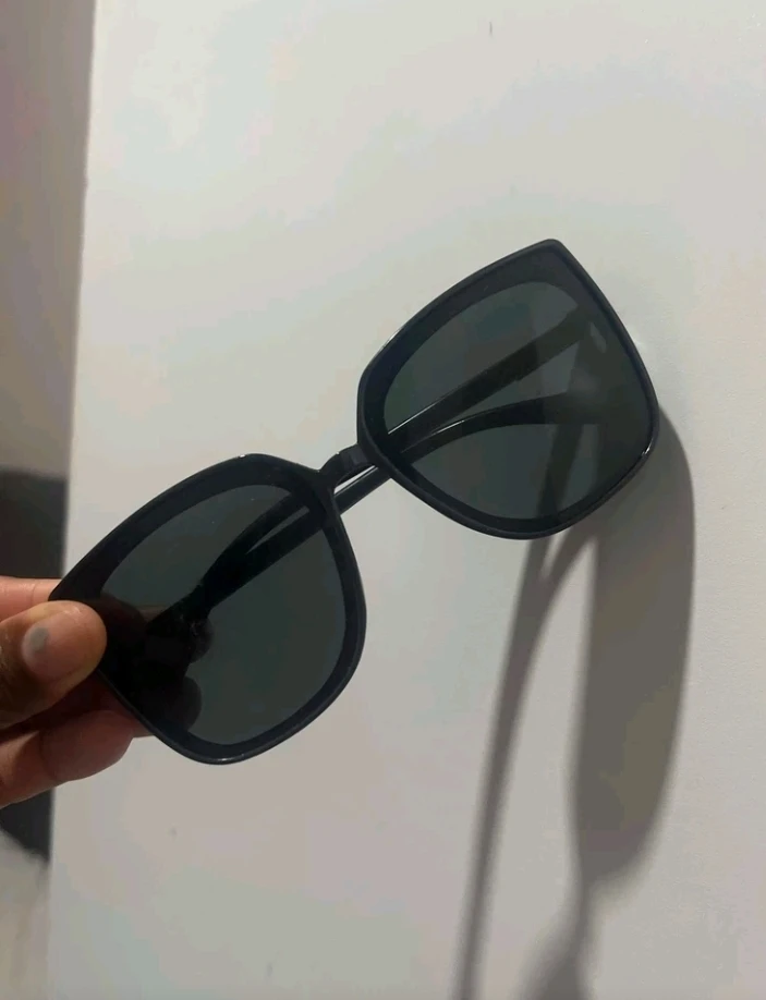 Black Oversized Square Sunglasses