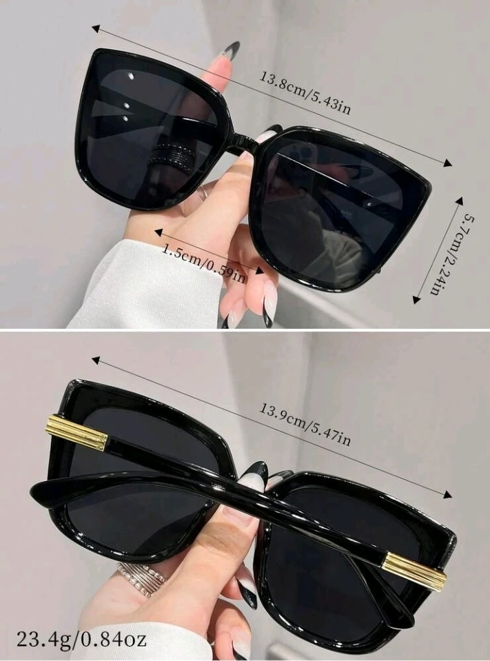 Black Oversized Square Sunglasses - photo 3