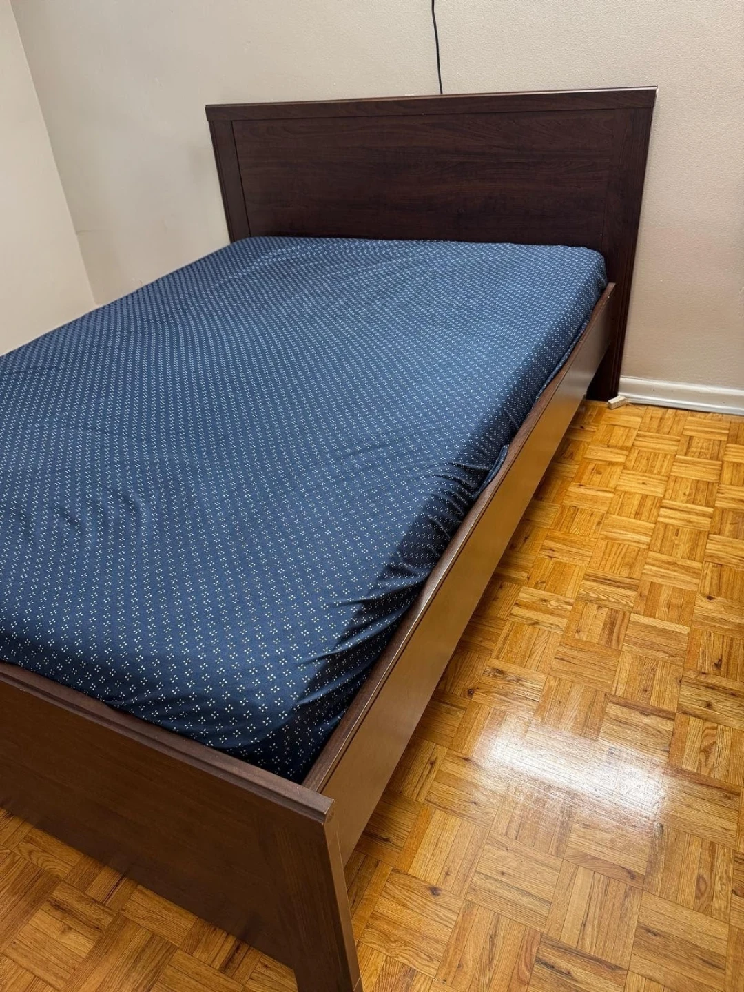 Double/Full Bed Frame + Mattress — $200 Firm
