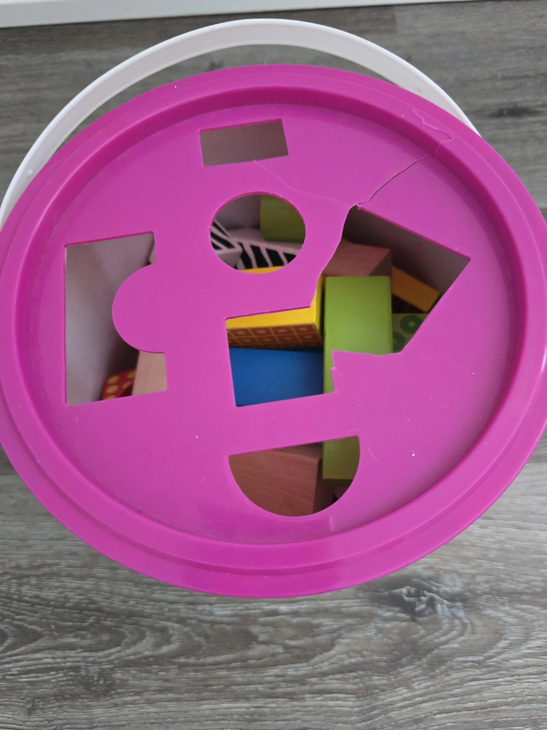 Baby Einstein Shape Sorter Bucket of Blocks - photo 5
