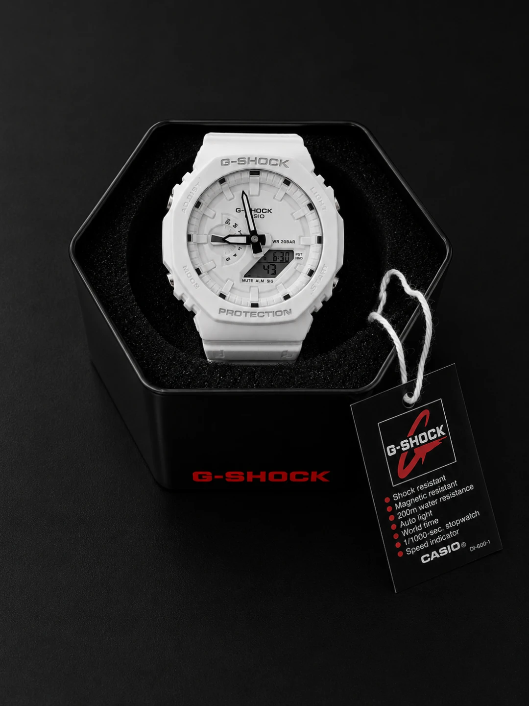 Casio G-Shock White Analog-Digital Watch