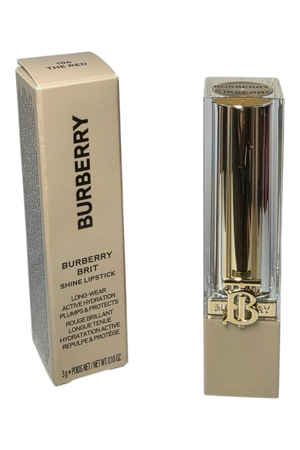 Burberry Brit Shine Lipstick 106 The Red - photo 3