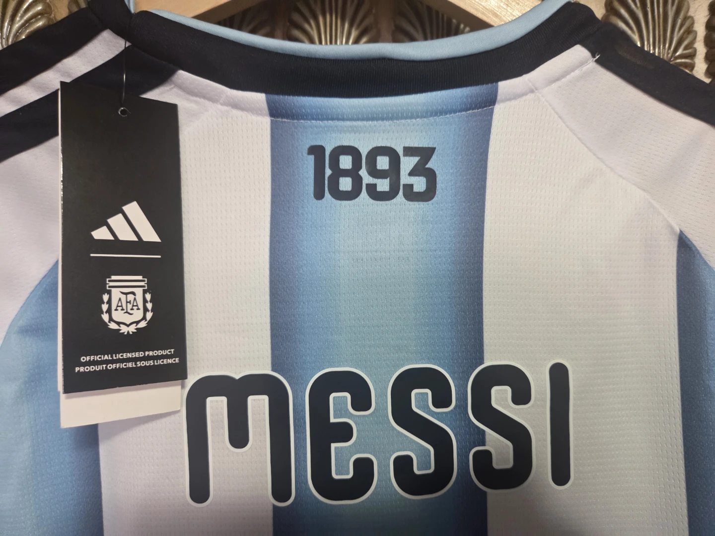 Lionel Messi autographed team Argentina world cup jersey. - photo 4