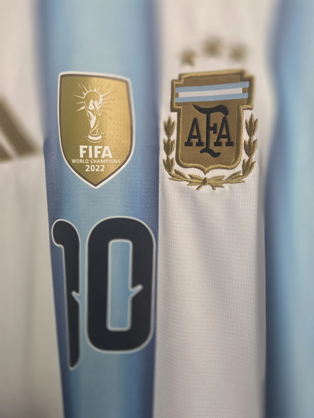 Lionel Messi autographed team Argentina world cup jersey. - photo 5