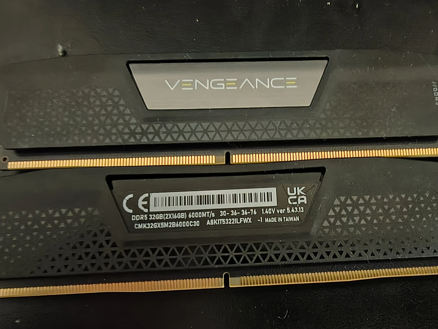 Corsair Vengeance DDR5 32GB (2x16GB) 6000MT/s RAM
