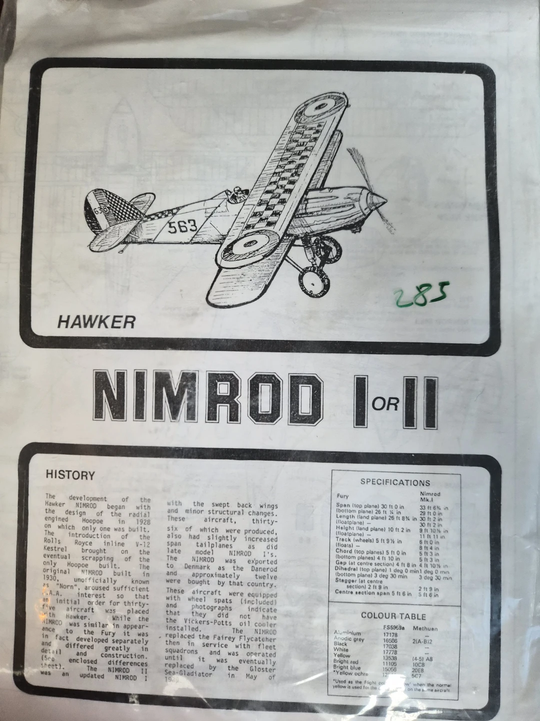 Rare Plane  Vacuum Formed Model Kit - photo 3