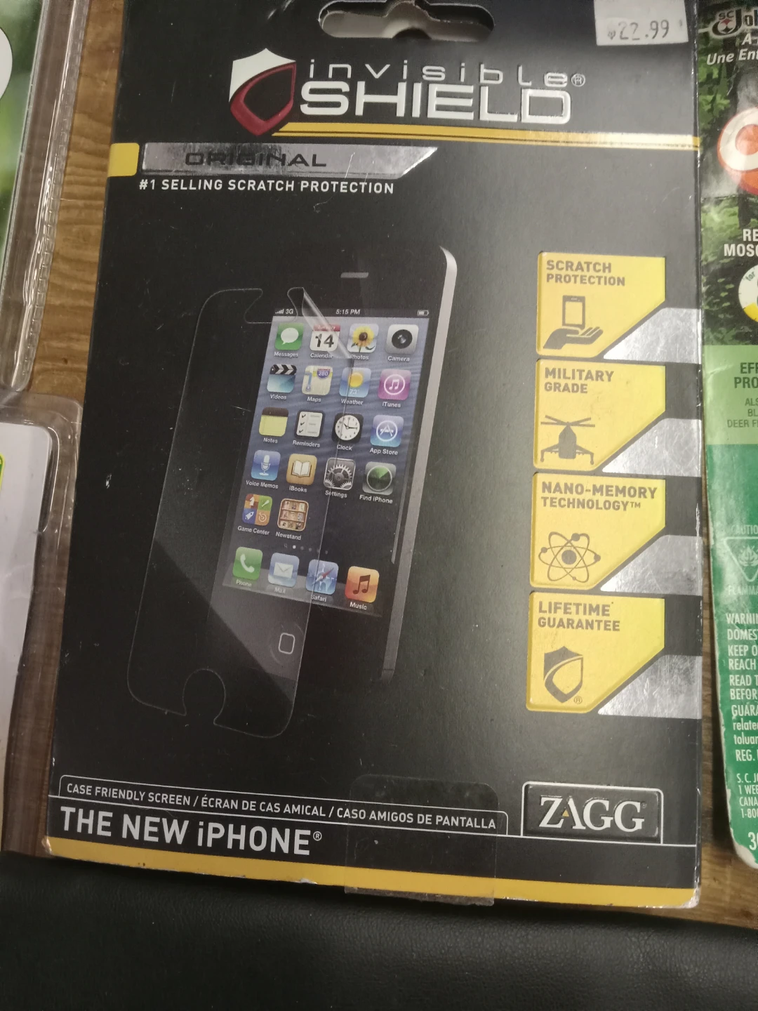 InvisibleShield by Zagg Screen Protector for The New iPhone