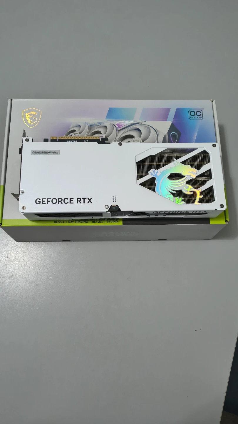 MSI rtx 5070ti gaming trio OC white - photo 2
