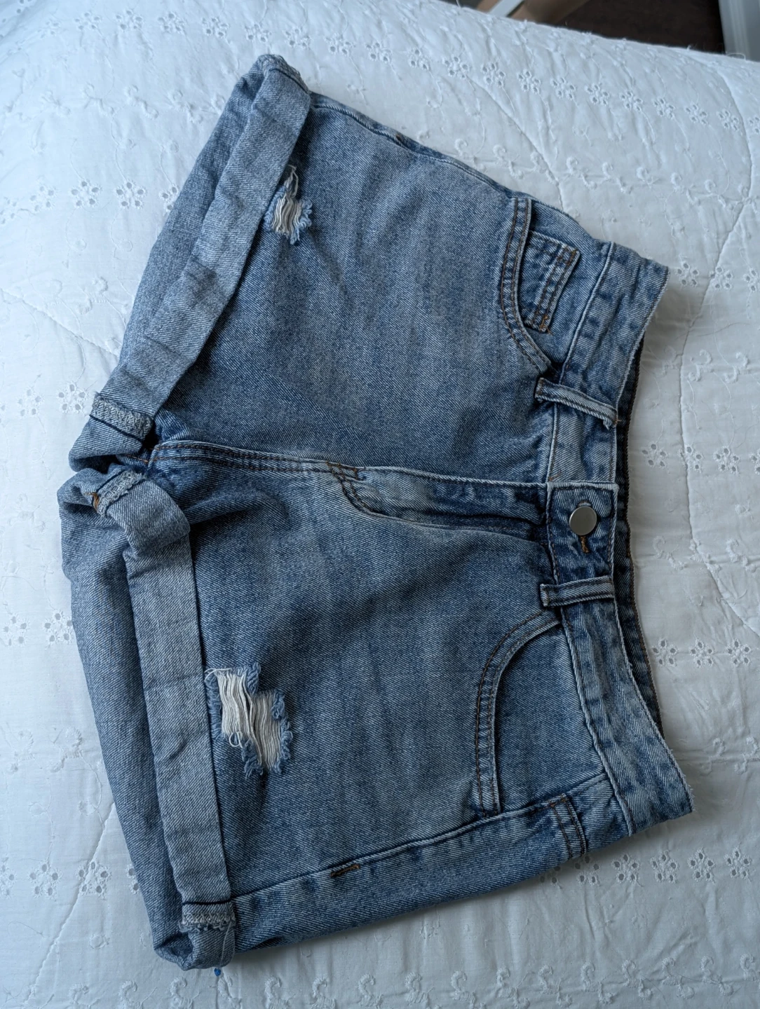 Shein High Waisted Denim Shorts - photo 5