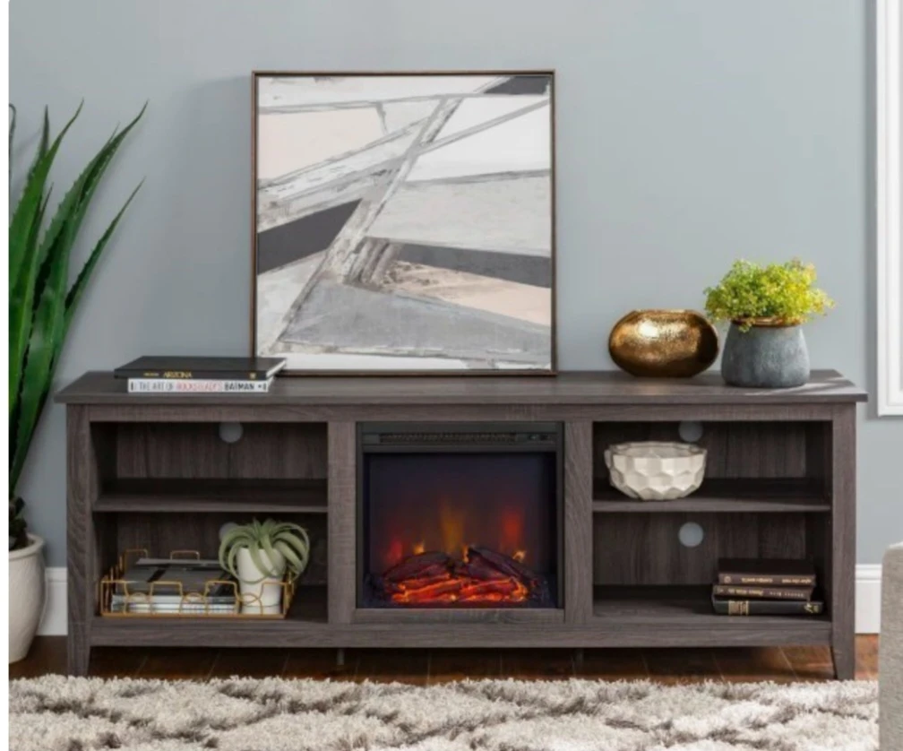 70" Fireplace TV Stand