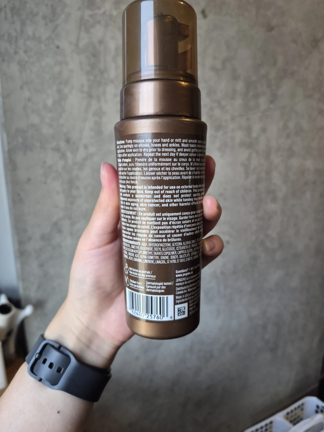 Jergens Instant Sun Ultra Deep Bronze Sunless Tanning Mousse - photo 2