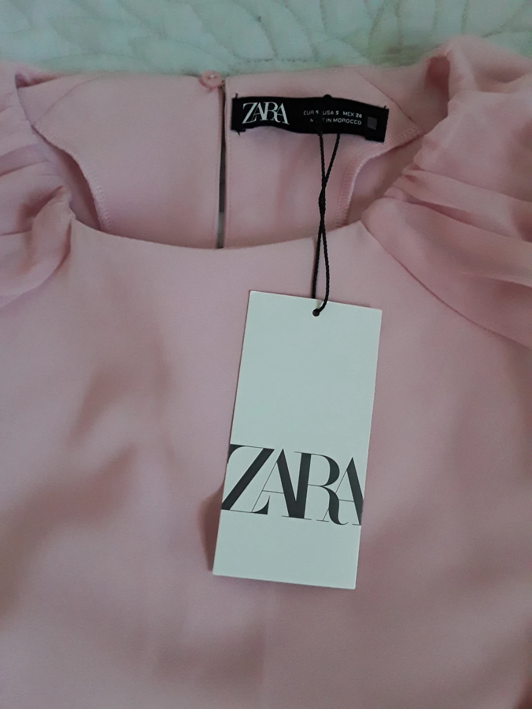 New Pink Zara Dress with Ruffles - photo 2