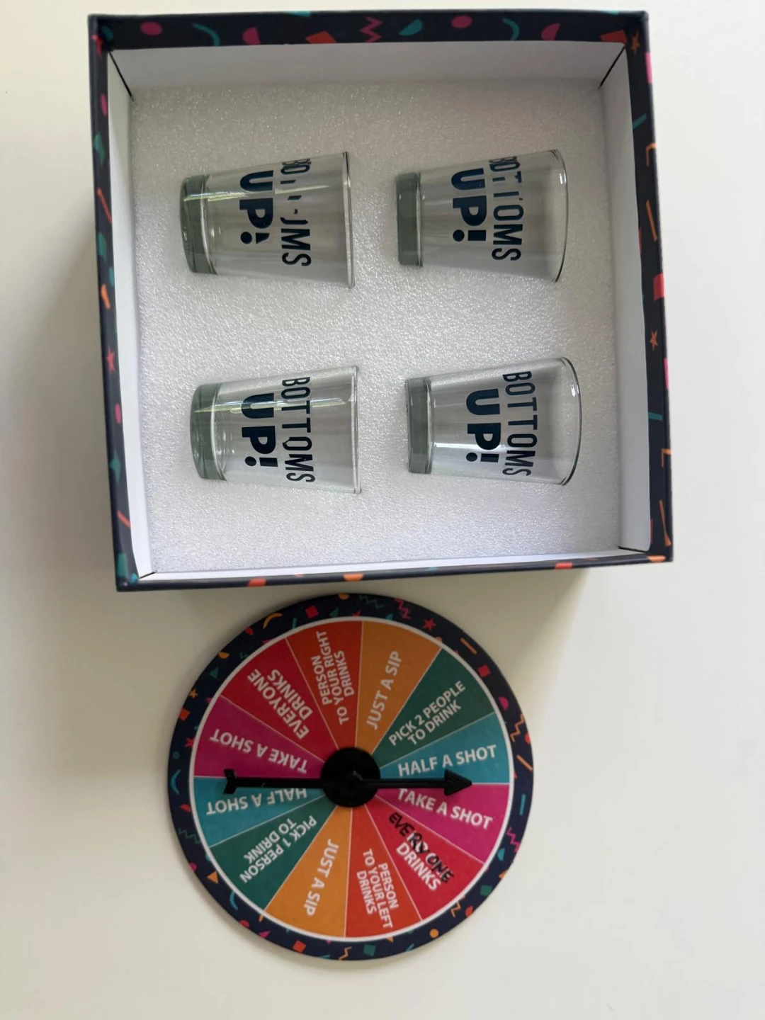 Bottoms Up Party Spinner Drinking Game - photo 2